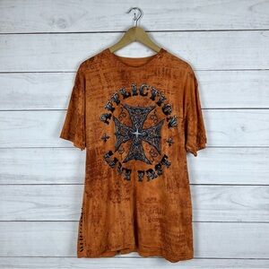 Affliction Cross T-Shirt XXL